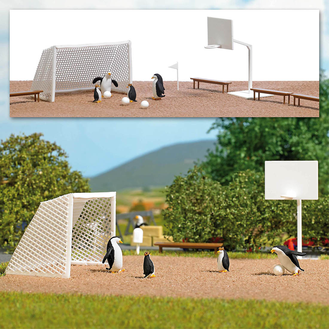070-7926 - H0 - A-Set: Pinguine Ballspiel